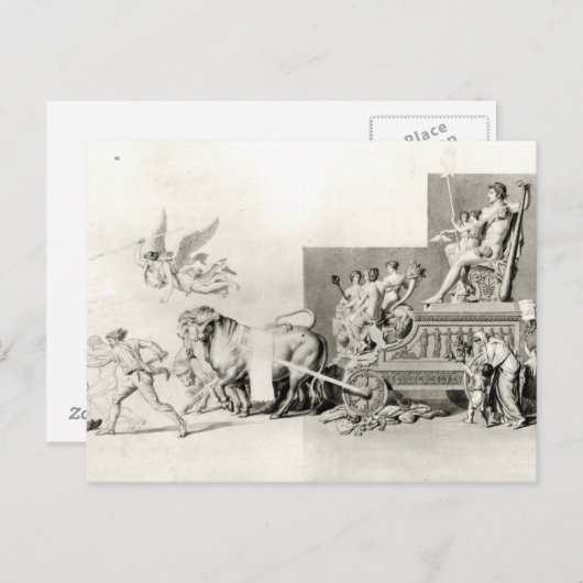 君主制にフランスの対する国民の勝利 ポストカード (正面/裏面)