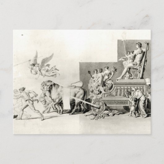 君主制にフランスの対する国民の勝利 ポストカード (正面)