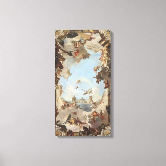 君主制の富とスペインの利益 キャンバスプリント (正面)