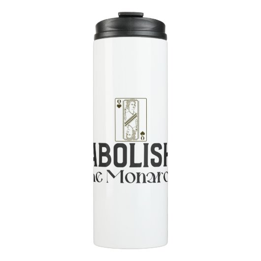 君主制を廃止する タンブラー (正面)