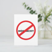 君主制を廃止する  ポストカード (スタンド正面)