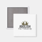 君主制を廃止する マグネット (正面/裏面)