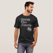 君主制を廃止する Tシャツ (正面フル)