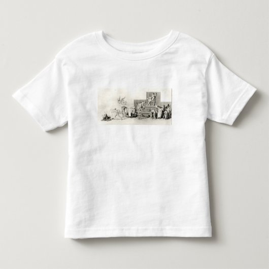 君主制上のフランスのな人々の勝利 トドラーTシャツ (正面)