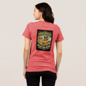 君主蝶の渡り トライブレンドTシャツ (裏面全面)