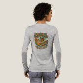 君主蝶の渡り トライブレンドTシャツ (背面全体)