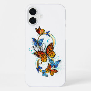 君主蝶の無限 iPhone 16 PLUSケース