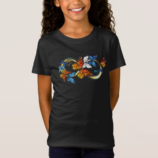 君主蝶の無限 Tシャツ (正面)