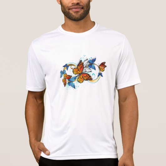 君主蝶の無限 Tシャツ (正面)