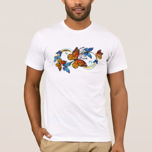 君主蝶の無限 Tシャツ (正面)