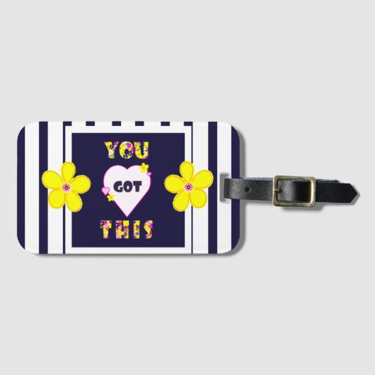 君前向きはこれを認得める ラゲッジタグ (正面横)