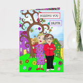 君恋しく思の友情考えを思い込む カード (正面)