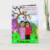 君恋しく思の友情考えを思い込む カード (正面)