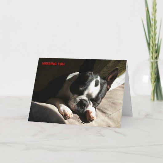 君恋しく思の カード (正面)