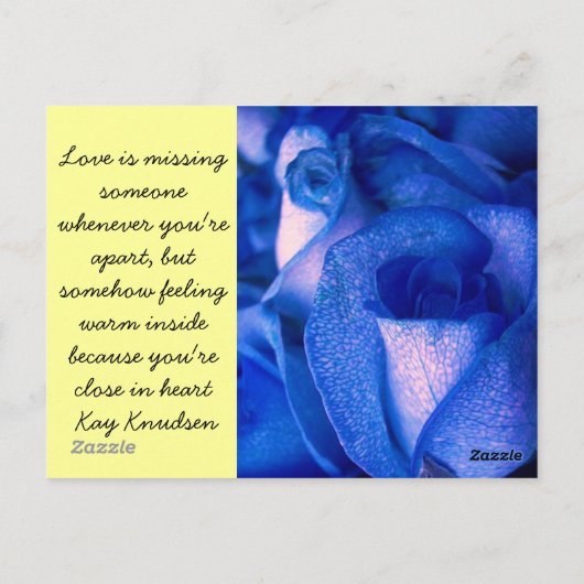 君恋しく思の ポストカード (裏面)