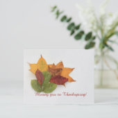 君恋しく思は木の葉に感謝する シーズンポストカード (スタンド正面)