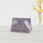 君恋しく思は… カード (黄色い花)