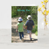 君恋しく思は… カード (黄色い花)