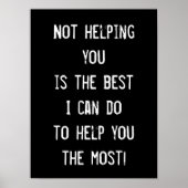 君救済じゃないおもしろいの感動的知恵 ポスター (正面)