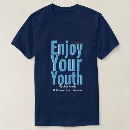 君楽しむの若い時は君子の着物 Tシャツ (デザイン正面)