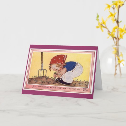 君疑問に思の事 カード (黄色い花)