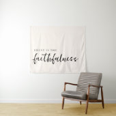 君素晴らしの誠実さミニマルタイポグラフィだ タペストリー (インサイチュ(横))