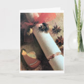 君考えの事で聖降誕祭お目出度う カード (正面)