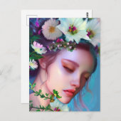 君考えの事 |妖精かわいらしの ポストカード (正面/裏面)