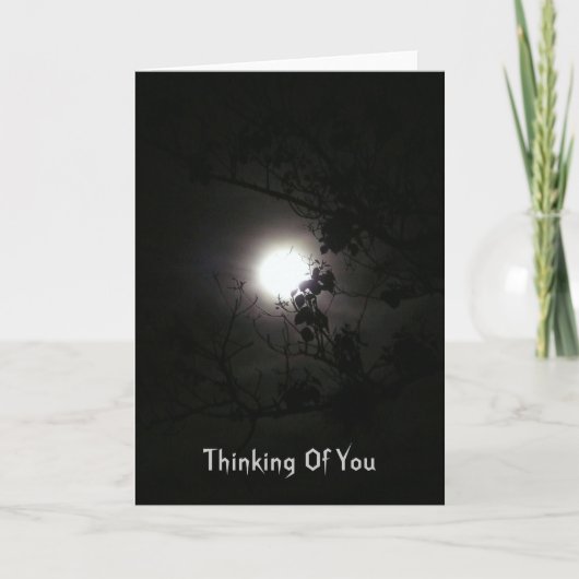 君考えの夜の満月 カード (正面)