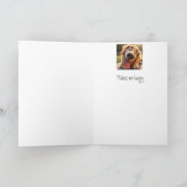 君考えの子は私を幸せなおもしろい犬にする カード (内部)