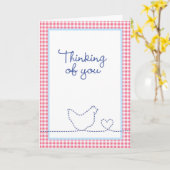 君考えの子:メンドリの死 カード (黄色い花)