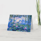 君考えの睡蓮絵画君の カード (正面)