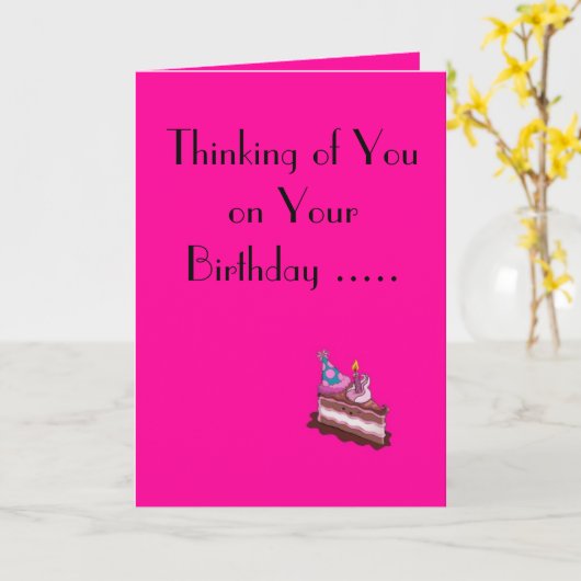 君考えの誕生日に… カード (黄色い花)