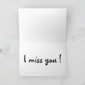 君考えるのビーチの女の子 カード (内部)