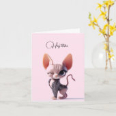 君考えるの事 カード (黄色い花)