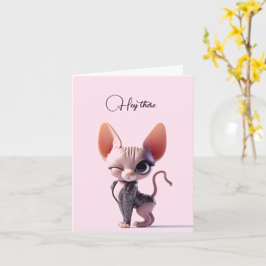 君考えるの事 カード (黄色い花)