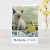 君考えるの カード (黄色い花)