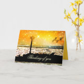 君考えるの_ カード (黄色い花)