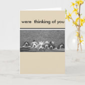 君考えるの カード (黄色い花)