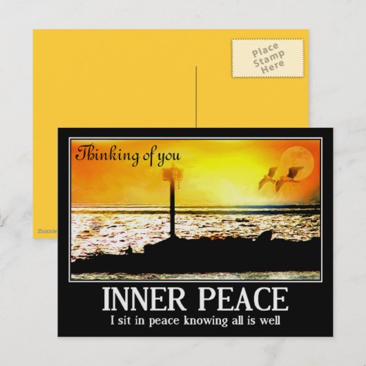 君考えるの_ ポストカード (正面/裏面)