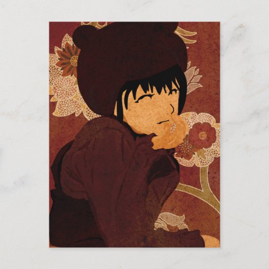 君考えるの… ポストカード (正面)