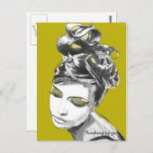 君考えるの… ポストカード (正面/裏面)