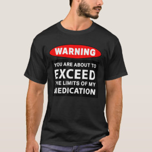 君警告は僕の限界を超えようとしている Tシャツ