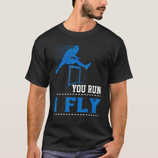 君走は陸路のハードルだ Tシャツ (正面)