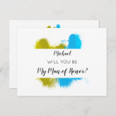 君達は名誉に関する相談に乗ろう インビテーションポストカード (正面/裏面)