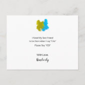 君達は名誉に関する相談に乗ろう インビテーションポストカード (裏面)