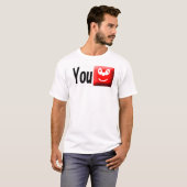 Ⅴ君-顔Your Face Japanese Kanji Kimi Kao Romantic Min Tシャツ (正面フル)
