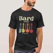 吟遊詩人クラス テーブルトップ 定義 音楽的神童 インス Tシャツ (正面)