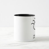 吠えるくも、吠えるくもに口臭があります マグカップ (中央)