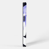 吠えるオオカミと満月 iPhoneケース (右側面)
